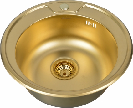 Мойка кухонная Seaman Eco Wien SWT-490-Antique gold matt