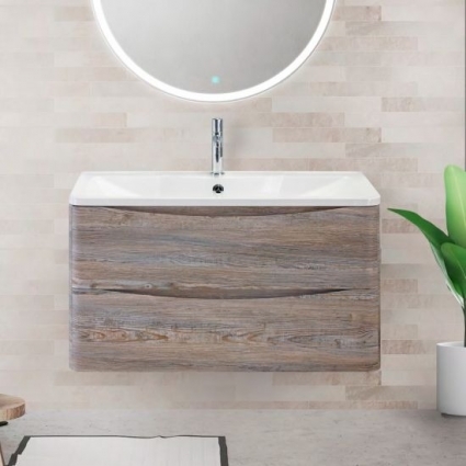 Тумба с раковиной BelBagno Acqua 80 pino scania