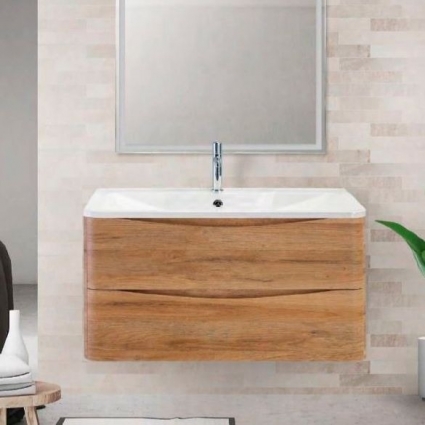 Тумба с раковиной BelBagno Acqua 90 rovere rustico