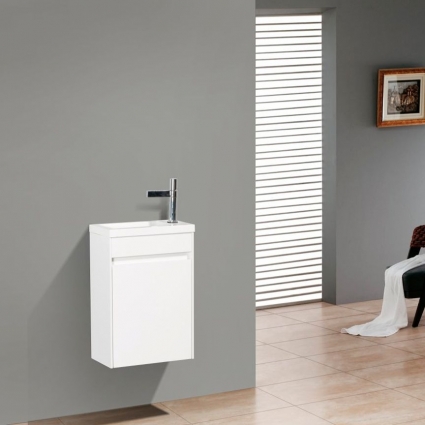 Тумба для комплекта BelBagno Pietra Mini 46 R bianco lucido