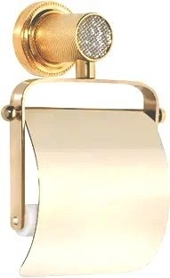 Держатель туалетной бумаги Boheme Royal Cristal Cold с крышкой