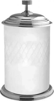 Мусорное ведро Boheme Royal Cristal Chrome стекло