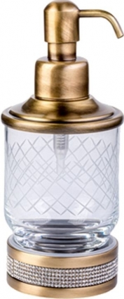 Дозатор Boheme Royal Cristal Bronze настольный