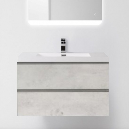 Тумба для комплекта BelBagno Luce 90 stucco cemento leggero