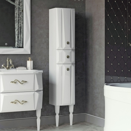 Шкаф-пенал Aima Design Brilliant 30П L white