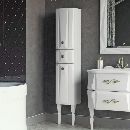 Шкаф-пенал Aima Design Brilliant 30П R white