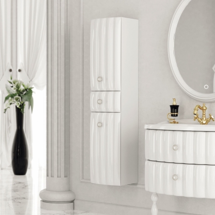 Шкаф-пенал Aima Design Pearl 30П L white