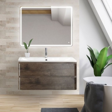 Мебель для ванной BelBagno Albano 100 robere nature grigio