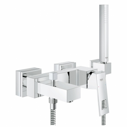 Смеситель для ванны Grohe Eurocube с душевым гарнитуром