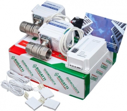 Система защиты от протечек Gidrolock Professional Квартира 3 Professional Bugatti 1"