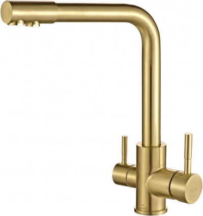Смеситель Steel Hammer SH 801 Inox Bronze PVD для кухонной мойки