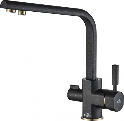 Смеситель Steel Hammer SH 909 Black Br для кухонной мойки