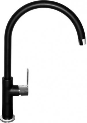 Смеситель Alveus Arc 80 1128934 для кухонной мойки, black
