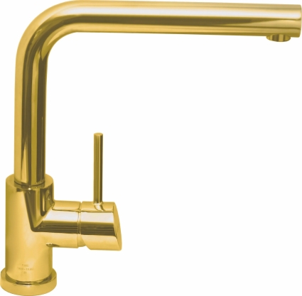Смеситель Alveus Fluid Monarch 1122717 для кухонной мойки, gold