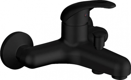 Смеситель Dorff Comfort D8010000Bl для ванны с душем, чёрный