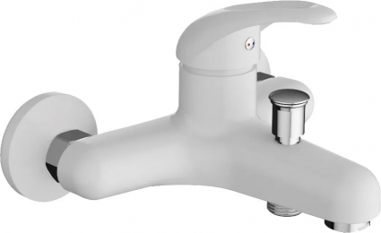 Смеситель Dorff Comfort D8010000WH для ванны с душем, белый