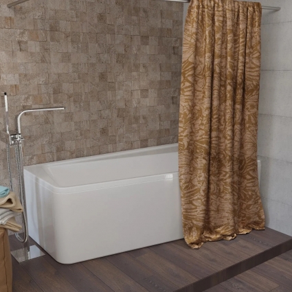 Штора для ванной Aima Design У37614 270x240, двойная, бежевая