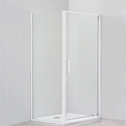 Душевой уголок Cezares Relax AHA-1-80/90-C-Bi стекло прозрачное