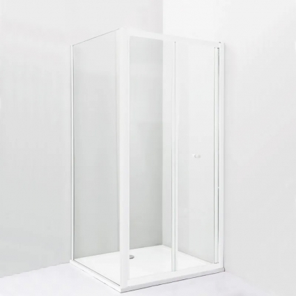 Душевой уголок Cezares Relax AHS-1-80/90-C-Bi стекло прозрачное
