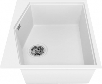 Мойка кухонная KitKraken Ocean White белая