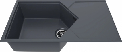 Мойка кухонная KitKraken Sea Graphite темно-серая