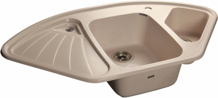Мойка кухонная GranFest Corner C-1040 E белый