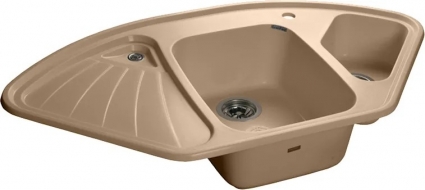 Мойка кухонная GranFest Corner C-1040 E топаз