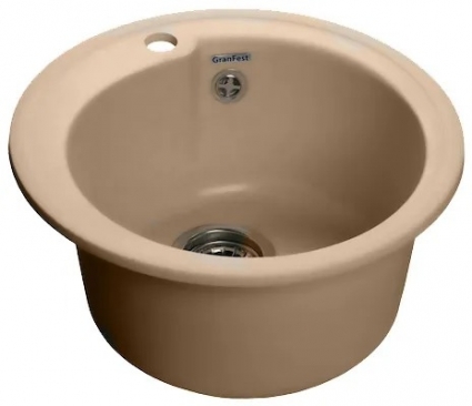Мойка кухонная GranFest Rondo R-450 топаз