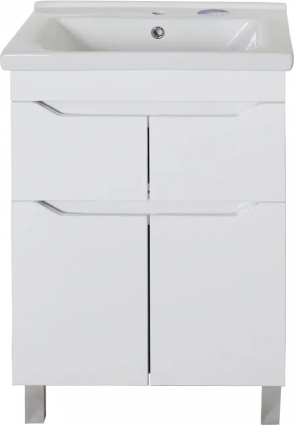 Тумба для комплекта ASB-Mebel Бари 60-2.2 белая