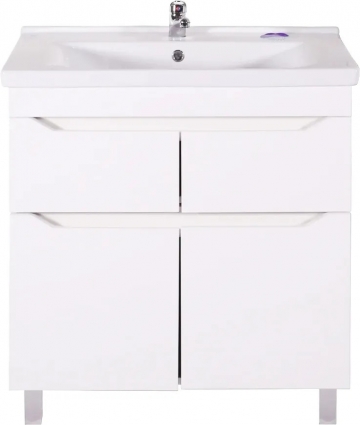 Тумба с раковиной ASB-Mebel Бари 80-2.2 белая