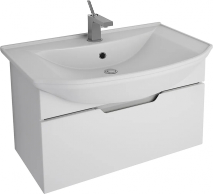 Тумба для комплекта Dreja.eco Laguna 75 99.1102 белая