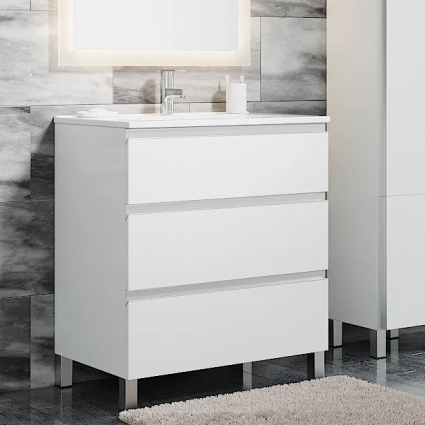 Тумба с раковиной Sanvit Авеню 3 75, белая
