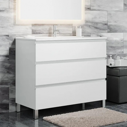 Тумба с раковиной Sanvit Авеню 3 100, белая