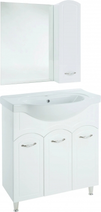Мебель для ванной Bellezza Амелия 80 белая