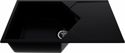 Мойка кухонная KitKraken Sea Black черная