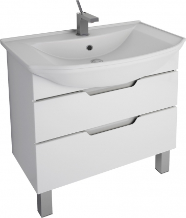 Тумба для комплекта Dreja.eco Laguna Plus 75 99.1106 белая