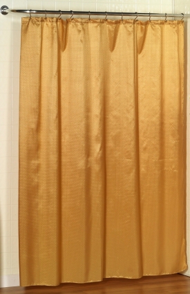 Штора для ванной Carnation Home Fashions Lauren Gold
