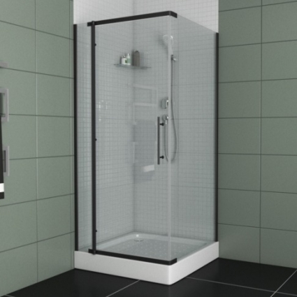 Душевой уголок Bravat Blackline BS090.3113A 90х90х195