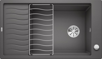 Мойка кухонная Blanco Elon XL 8 темная скала
