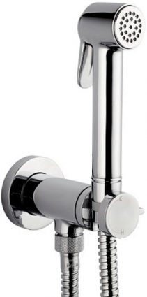 Гигиенический душ Bossini Paloma Brass E37007B.030 со смесителем, С ВНУТРЕННЕЙ ЧАСТЬЮ, хром