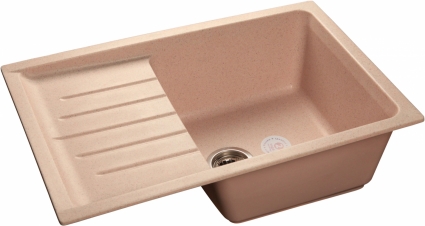 Мойка кухонная GranFest Practik GF-P760 L светло-розовый