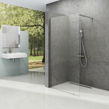 Душевая перегородка Ravak Walk-In Wall 90 + кронштейн 90 см, хром