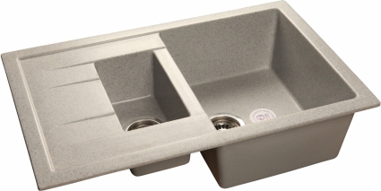 Мойка кухонная GranFest Quadro GF-Q775KL серый