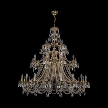 Каскадная люстра Bohemia Ivele 1771/20+10+5/490/C/GB