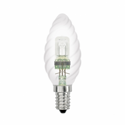 Лампа галогенная (04112) Е14 28W свеча витая прозрачная HCL-28/CL/E14 Candle Twisted