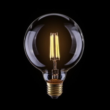 Лампа светодиодная диммируемая E27 4W 2800К шар прозрачный VG10-G95Cwarm4W 7014