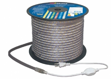 Светодиодная лента Uniel (10803) 50M RGB 720W ULS-5050-60LED/m-16mm-IP67-220V-14,4W/m-50M-RGB