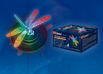 Светильник на солнечных батареях (07293) Uniel USL-S-106/PT075 Magic Dragonfly