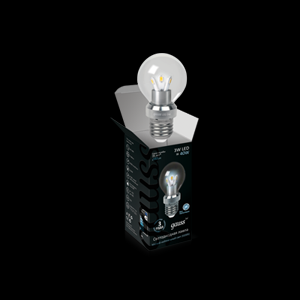 Лампа cветодиодная E27 3W 4100К шар прозрачный 3W HA105202203