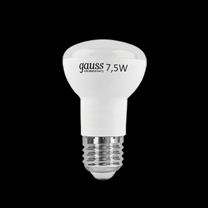 Лампа светодиодная зеркальная E27 7.5W 4100K шар матовый LD63228